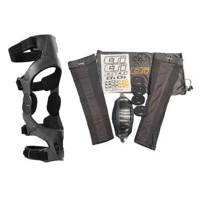 Ossur CTi3 Motocross Knee Brace Pack with Impact Guard and Mesh Shield